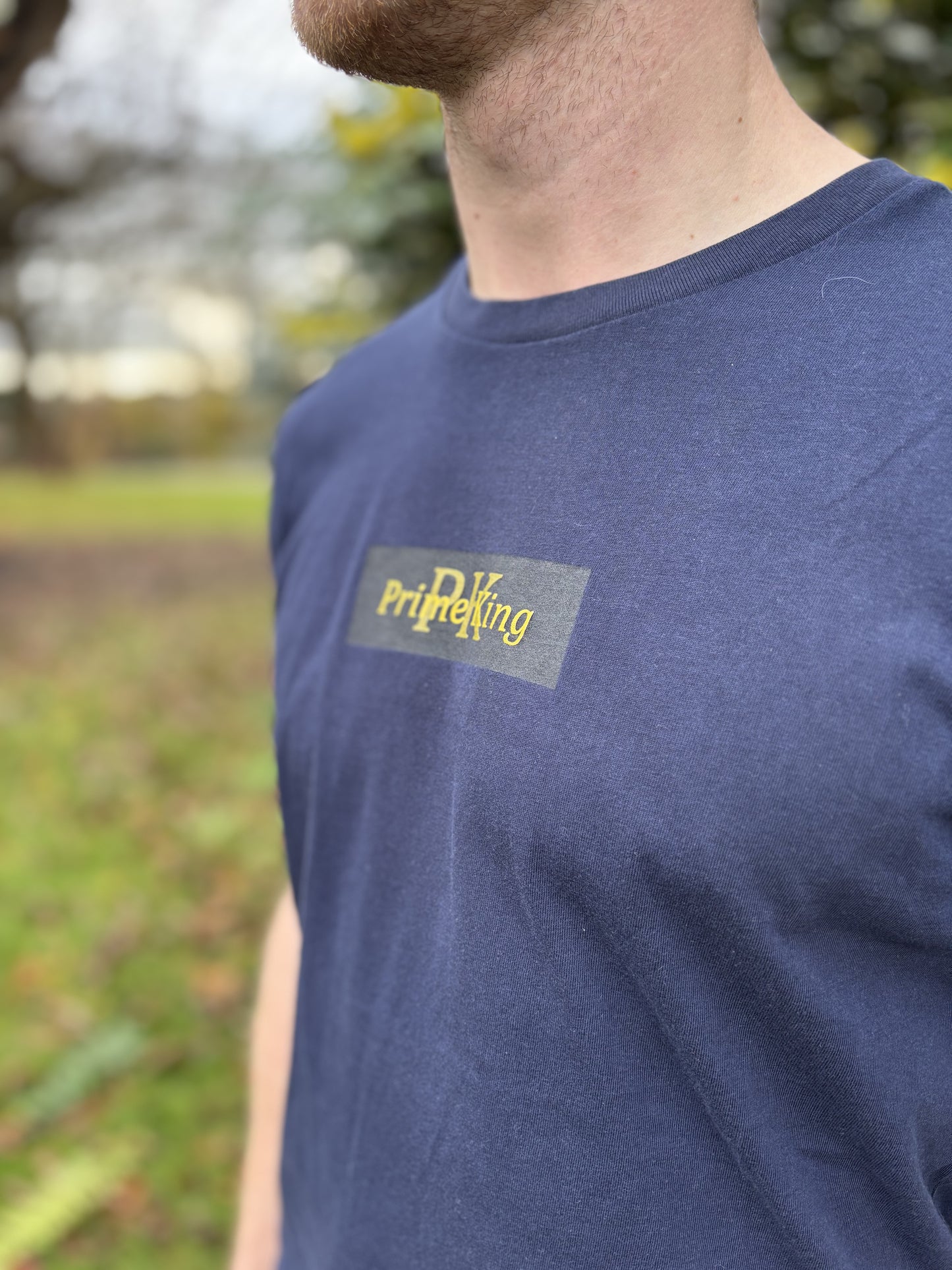 Prime T-shirt Navy Blauw